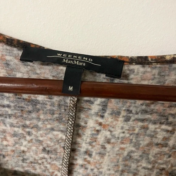 Max Mara Brown Textured Square Neck Sheath Dress with Slip - Size M - Picture 6 of 8